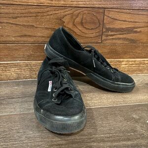 Superga Unisex Black Sneakers